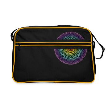 Torus Yantra - Retro Bag - black/gold - Front