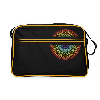 Torus Yantra 2 - Retro Bag - black/gold - Front