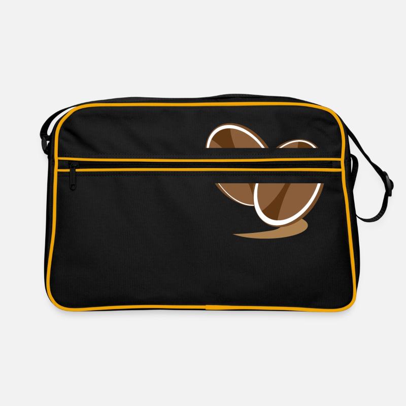 Kaffeetasse Bohnen Retro Tasche