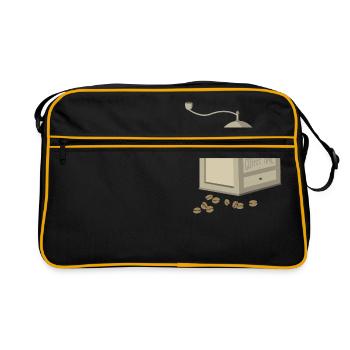 Coffee time - Retro Bag - black/gold - Front