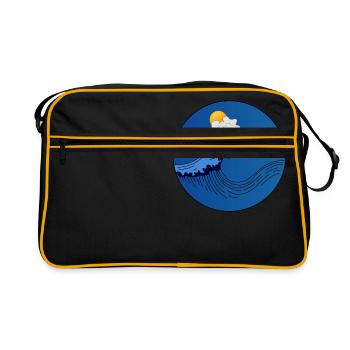wave - Retro Bag - black/gold - Front