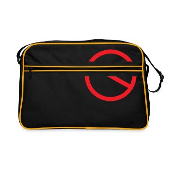 non non! barré - Sac Retro - noir/or - Devant