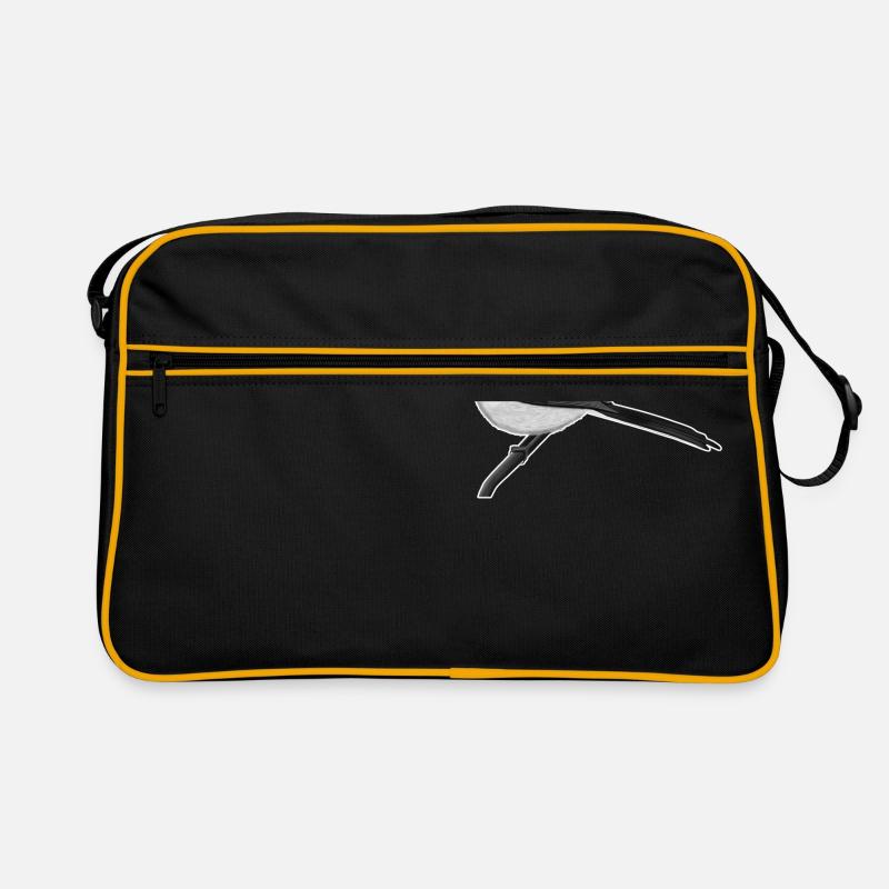 jz.birds mésange à longue queue oiseau conception illustration Sac Retro