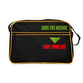 Climate protection - Retro Bag - black/gold - Front