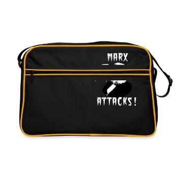 MARX ATTACKS ! - Sac Retro - noir/or - Devant