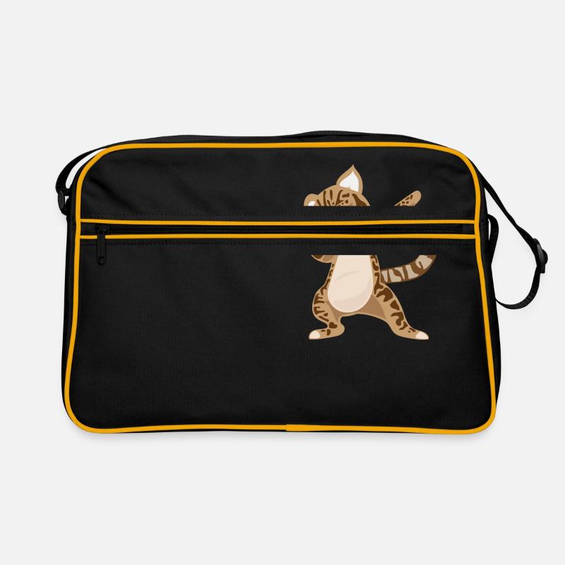Idée de cadeau de chat Bengal Dabbing Cat Sac Retro