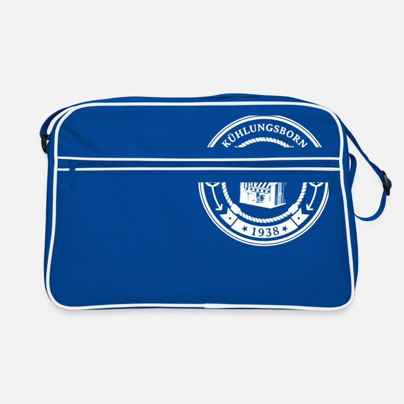 Kühlungsborn mit Strandkorb Andenken Geschenk Retro Tasche