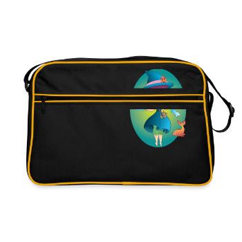 Sorcière d'eau - Sac Retro - noir/or - Devant