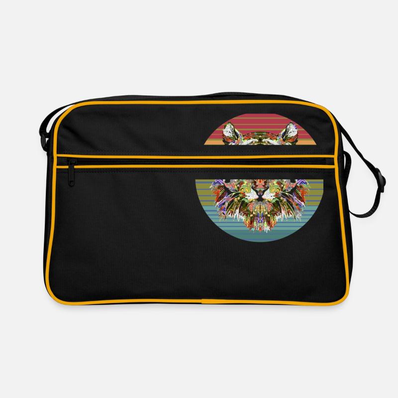 Tiger - Retro Tasche - Schwarz/Gold