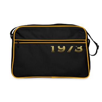 Assemblé en mars 1973 - Sac Retro - noir/or - Devant