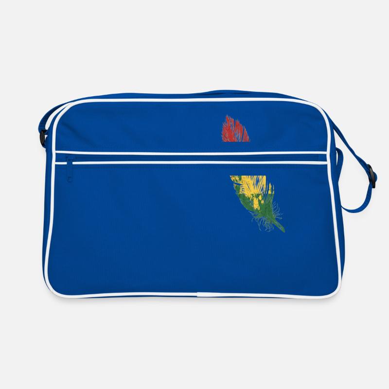 feather rasta Retro Bag