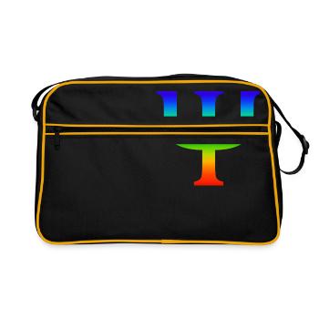psychologie - Sac Retro - noir/or - Devant