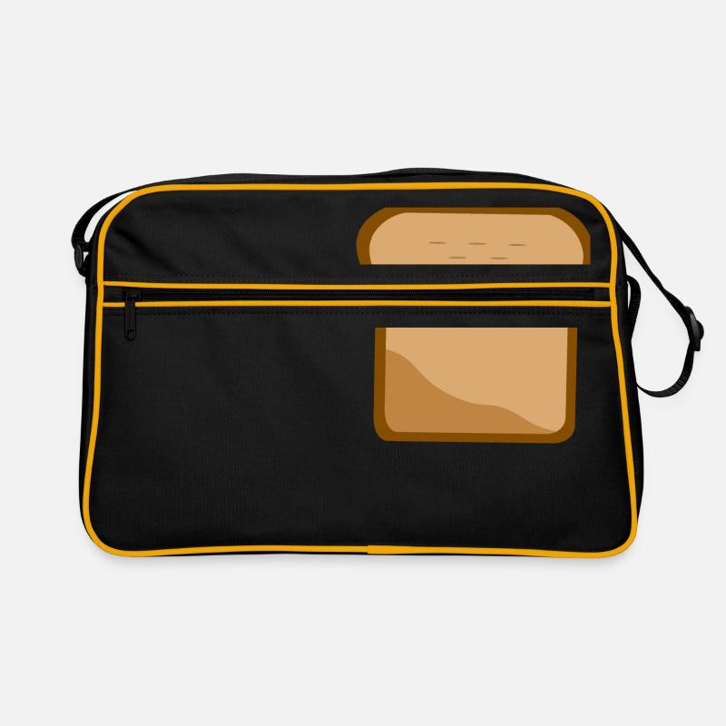 Toast - Retro Tasche - Schwarz/Gold