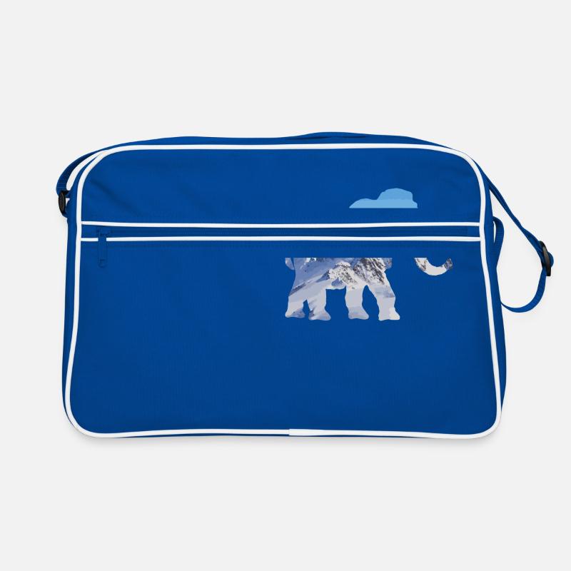 Double Exposure Animals Mammoth Funny Gift Retro Bag