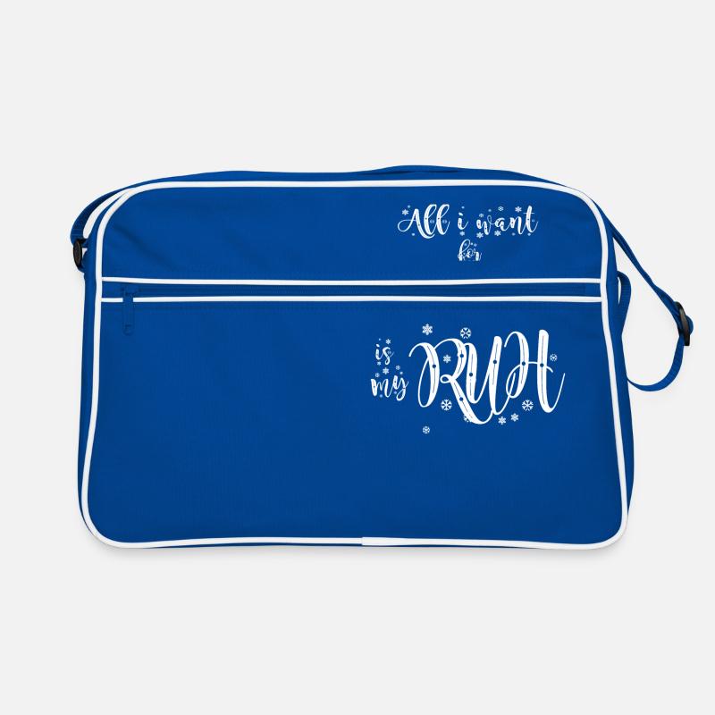 Tout ce que je veux pour Noël, c'est ma paix! Sac Retro