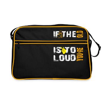 musique - Sac Retro - noir/or - Devant