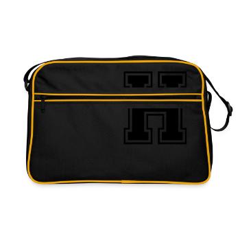 H - Retro Bag - black/gold - Front