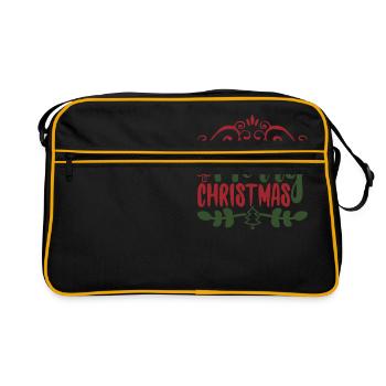 Merry Crishtmas - Sac Retro - noir/or - Devant