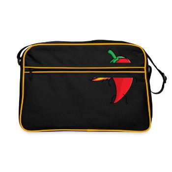 Chilli hot - Retro Bag - black/gold - Front