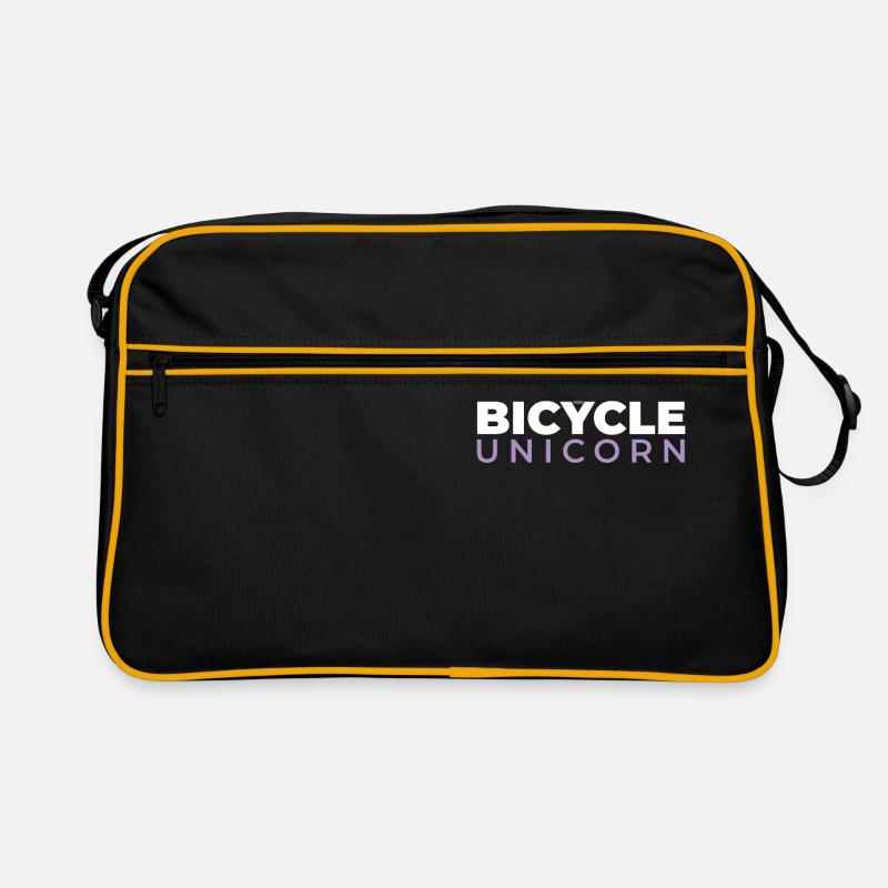 Fahrrad Einhorn Radfahren Kinder Lustiges Geschenk Retro Tasche