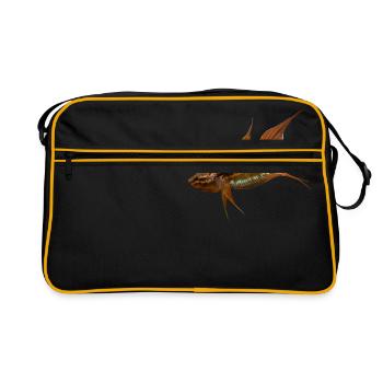 Betta dimidiata - Sac Retro - noir/or - Devant