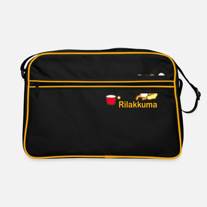 Rilakkuma - Retro Tasche - Schwarz/Gold