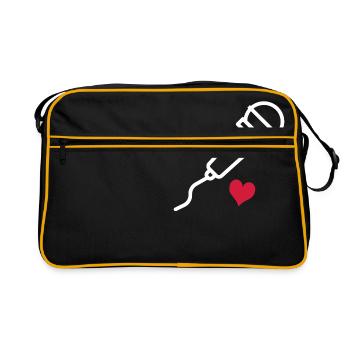 sing - Retro Bag - black/gold - Front