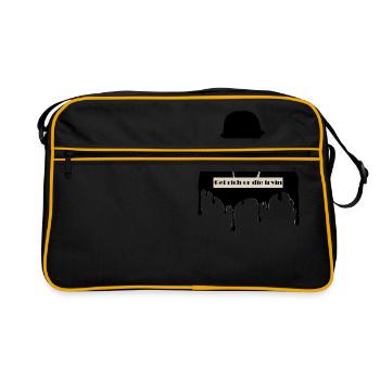 Get rich or la tryin - Sac Retro - noir/or - Devant