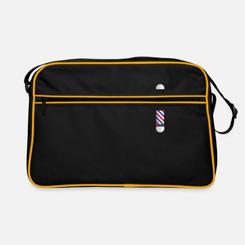 Barber - Retro Bag - black/gold