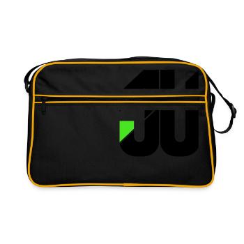 Jack Univers - Retro Tasche - Schwarz/Gold - Vorne