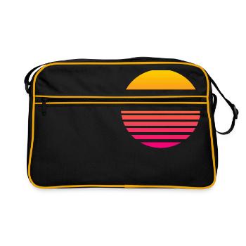 Outrun Rétro Soleil - Sac Retro - noir/or - Devant