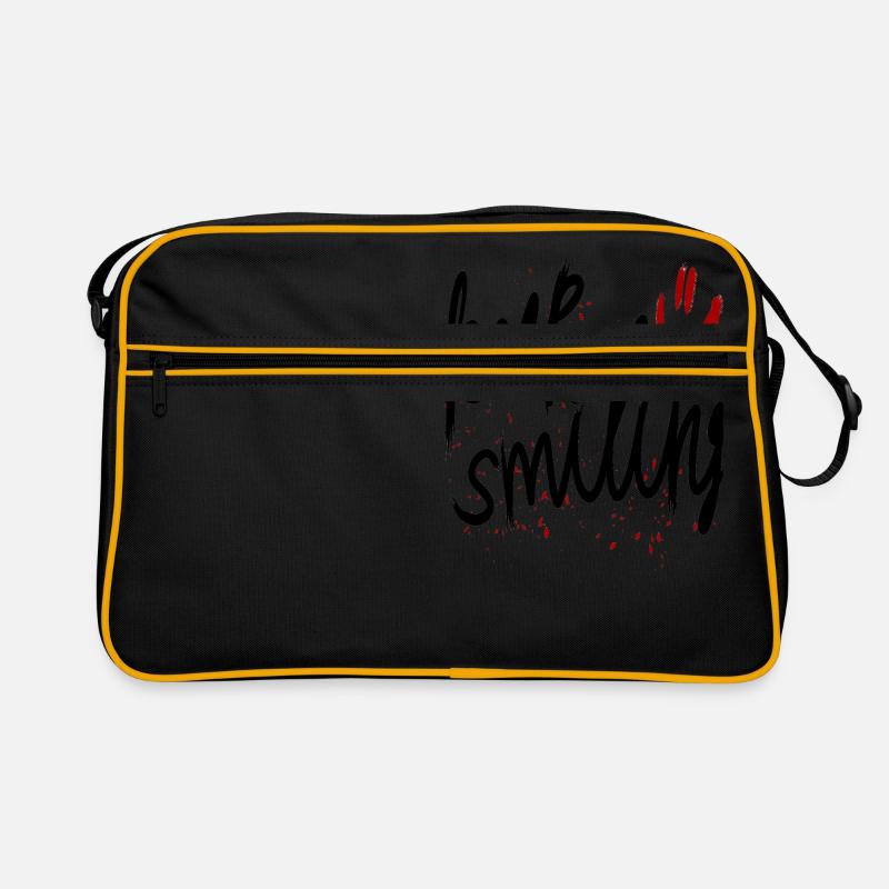 keep smiling Retro Tasche