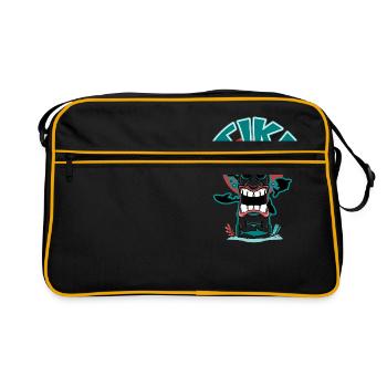 Tiki U-Boot - Retro Tasche - Schwarz/Gold - Vorne