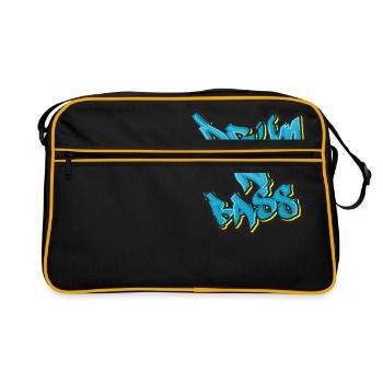 Street DnB - Retro Bag - black/gold - Front