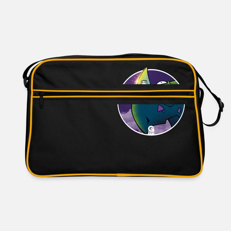 GIGGJOTT animiertes Nashorn Retro Tasche