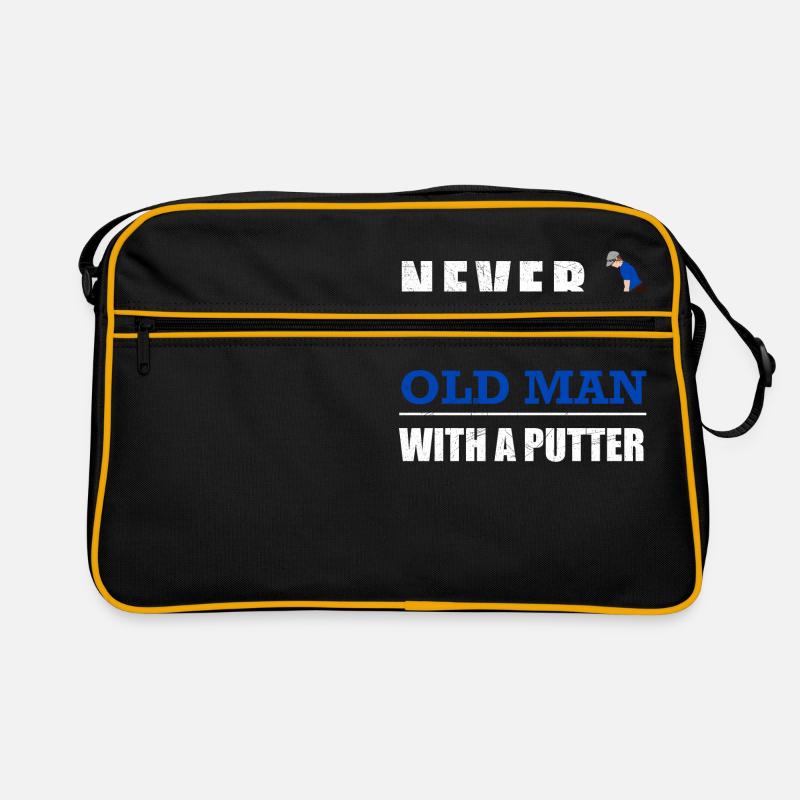 Golf Never underestimate an old man with a putter Retro Bag