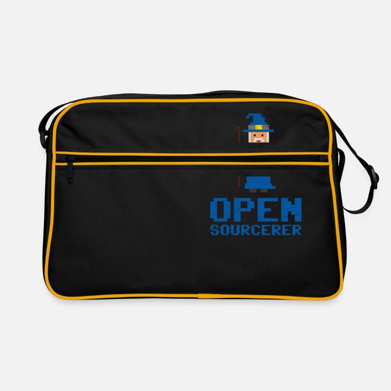 Entwickler Open Sourcerer Lustige Geschenkidee Retro Tasche