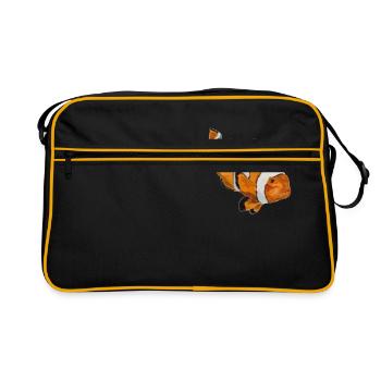 Clown fish - Retro Bag - black/gold - Front