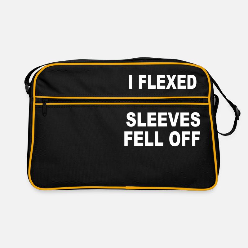J'ai fléchi et les manches sont tombées Sac Retro