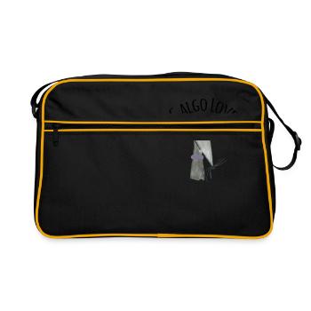 Galgo Love black 1 - Retro Bag - black/gold - Front