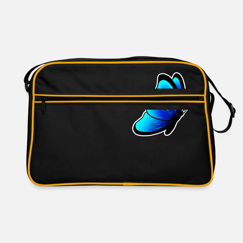 Papillon bleu Sac Retro
