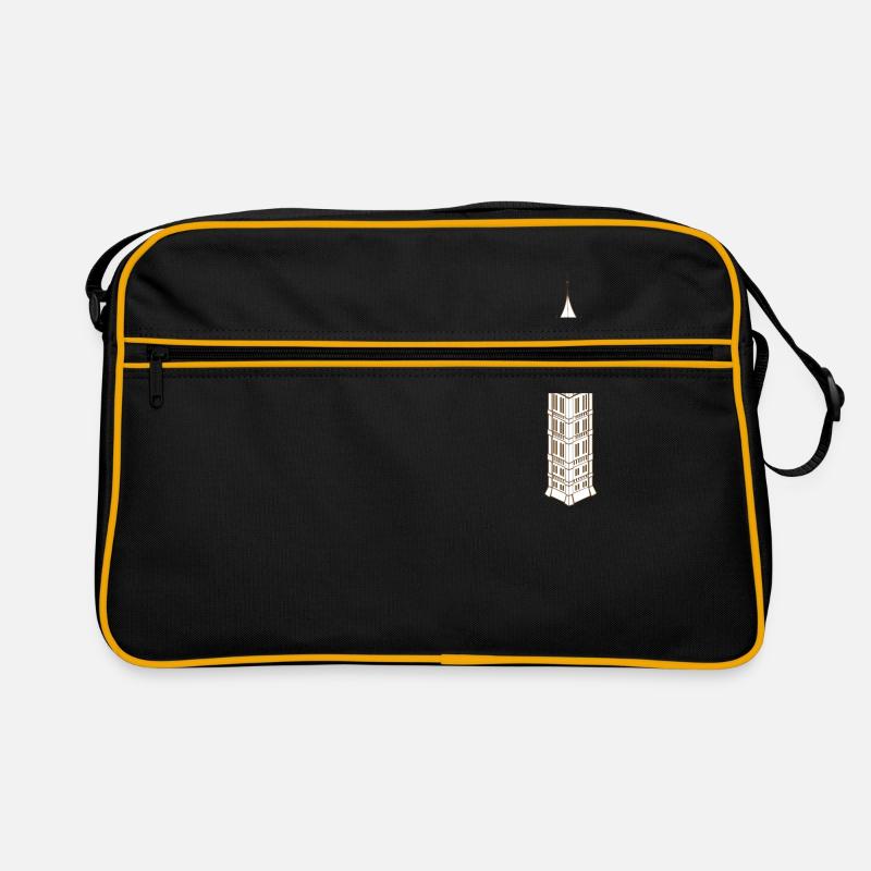 Big Ben tower - Retro Bag - black/gold