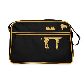chameau - Sac Retro - noir/or - Devant
