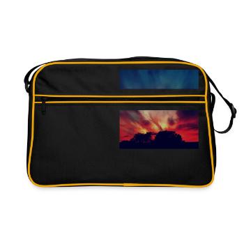 Sky Collection - Retro Bag - black/gold - Front