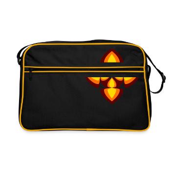 Années 70 - Sac Retro - noir/or - Devant