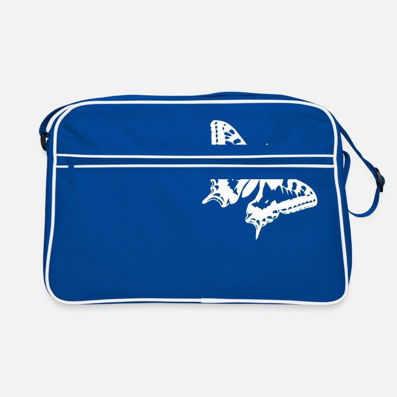 Papillon blanc Sac Retro