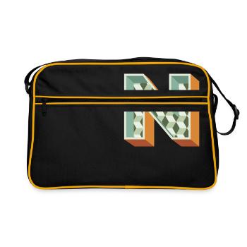 N - Retro Bag - black/gold - Front
