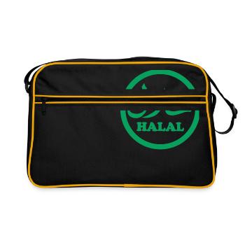 Halal wallah - Sac Retro - noir/or - Devant