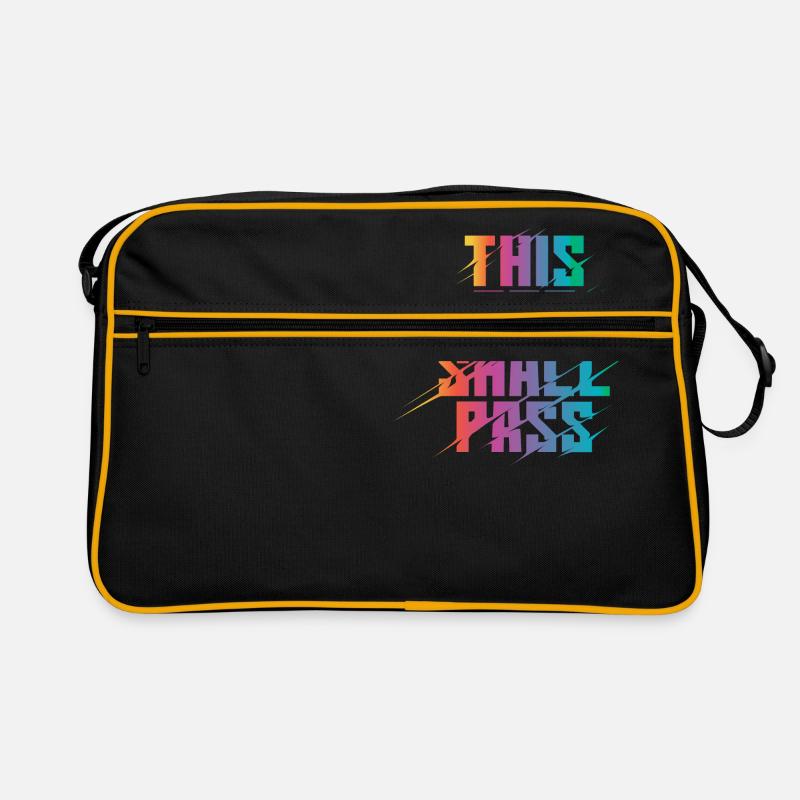 This Too Shall Pass Rainbow - Retro Bag - black/gold