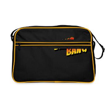 BANG BANG - comic lettering - Retro Bag - black/gold - Front